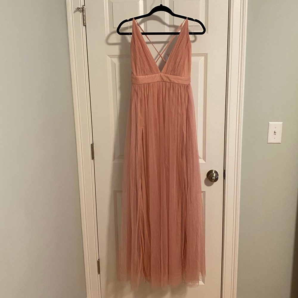 NWOT Pink Chiffon Dress